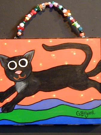 Flying Black Cat