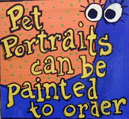 Pet Portraits Can Be Painted To Order